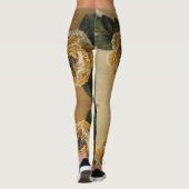 Leggings Pivoine antique d'or (Dos)