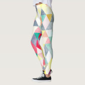 Leggings PixDezines Aquarelle Boho Géométrique/Triangles (Gauche)