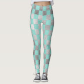 Leggings PixDezines do-it-yourself Couleur/Faux Argent/À da (Devant)