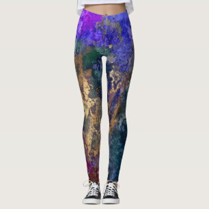 Leggings PixDezines Galaxie Abstraite / Énergie cosmique