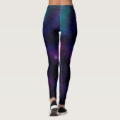 Leggings PixDezines Galaxy / Énergie cosmique (Dos)