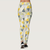 Leggings PixDezines géométrique/jaune/gris (Dos)