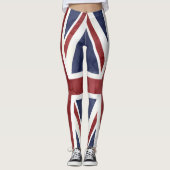 Leggings PixDezines GRUNGE UNION JACK (Devant)