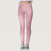 Leggings PixDezines Leopard/Faux Rose Gold/DO-IT-YOURSELF a (Devant)