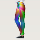 Leggings PixDezines Psychedélique Techno Dance/Lumières Neo (Gauche)