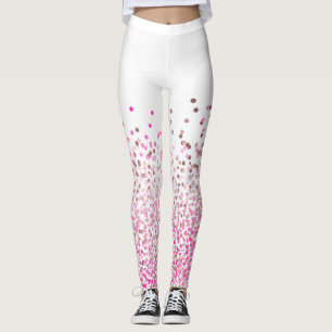 Leggings PixDezines Rose Gold/Rose/Confetti