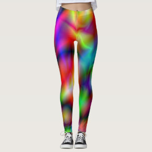 Leggings PixDezines Techno Dance/Lumières Neon