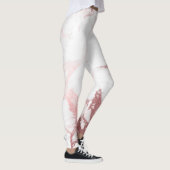 Leggings PixDezines Veines rosées et dorées/dalles de marbr (Droite)