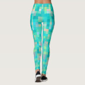 Leggings Pixel Art Multicolor Motif (Dos)