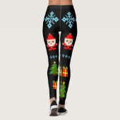 Leggings Pixel Art Noël 2 (Dos)