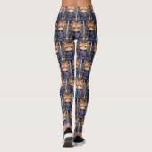 Leggings Pixel de chats Samurai (Dos)