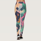 Leggings pixel géométrique (Dos)