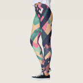 Leggings pixel géométrique (Gauche)
