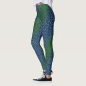 Leggings Pixel motif 01.GRN.bw DBluek BG (Gauche)