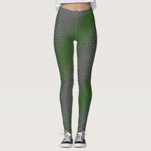 Leggings Pixel motif 01.GRN.bw Dgrey BG