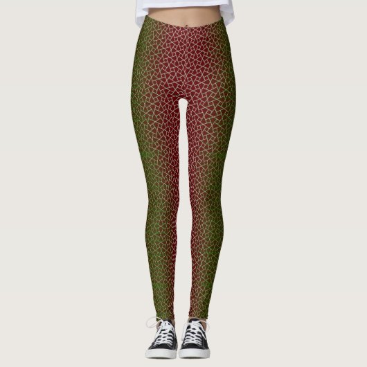 Leggings Pixel motif 01.GRN.bw DRed BG (Devant)