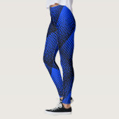 Leggings Pixel Motif 08.B.wC bleu BG (Gauche)