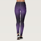 Leggings Pixel Motif 09.B.w. BG pourpre (Dos)