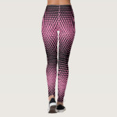 Leggings Pixel Motif 09.B.w. BG rose (Dos)