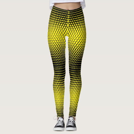 Leggings Pixel Motif 09.B.w. PAR BG (Devant)