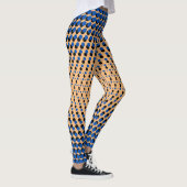 Leggings Pixel Motif 09.BBLK.w Orange BG (Droite)