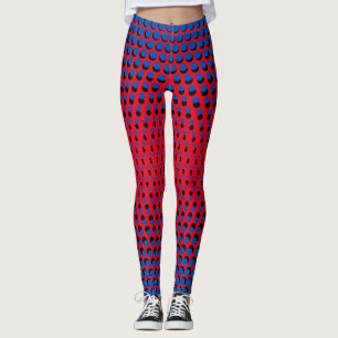 Leggings Pixel Motif 09.BBLK.w Rouge BG