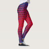 Leggings Pixel Motif 09.BBLK.w Rouge BG (Droite)