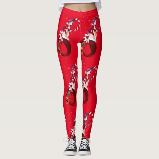 Leggings Pixie de Noël Mermaid Thunder_Cove (Devant)