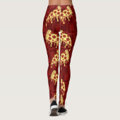 Leggings Pizza par la tranche (Dos)