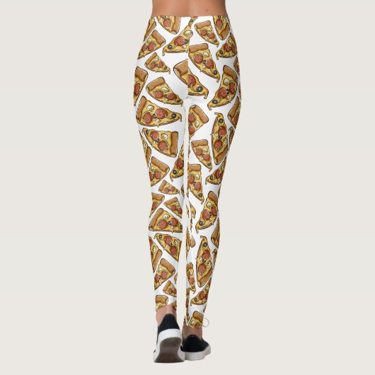 Leggings Pizza Pattern (Achterkant)