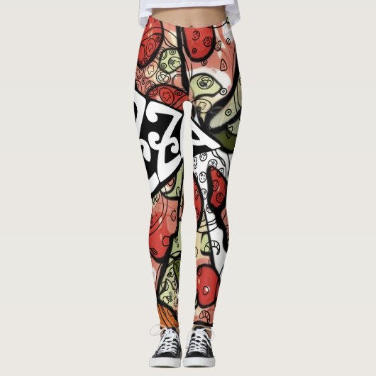 Leggings Pizza Pie (Devant)