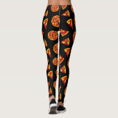 Leggings Pizza Slices Dessin amusant (Dos)