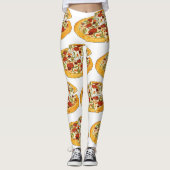 LEGGINGS **PIZZAS PIZZA PIZZA* JAMBES FUNNY (Devant)