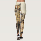 Leggings Place du Théâtre Français, Paris Pluie par Pissarr (Dos)