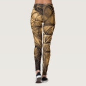 Leggings Plafond portugais sépia (Dos)