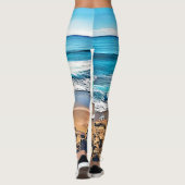 Leggings Plage Bliss : Vue océan (Dos)