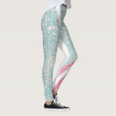 Leggings Plage/côte vagues abstraites (Droite)
