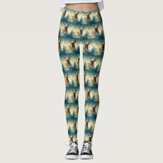 Leggings Plage de Bulldog (Devant)