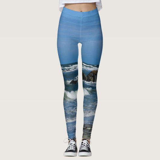 Leggings Plage de Folly Atlantique (Devant)