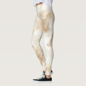 Leggings Plage de sable Abstrait (Gauche)