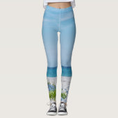 Leggings Plage de sable blanc Plage de Floride (Devant)