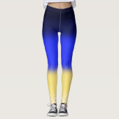 Leggings Plage de sable jaune (Devant)