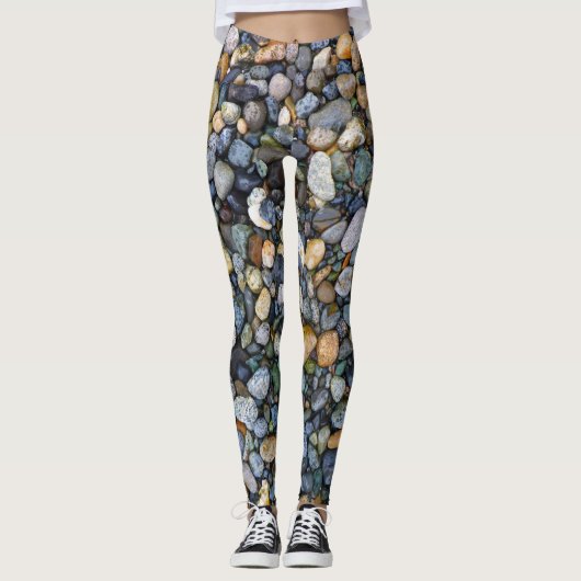 Leggings Plage d'île d'abri (Devant)