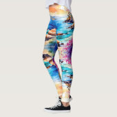 Leggings "Plage isolée" (Gauche)