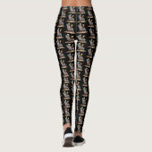 Leggings Plage Lounge Squelette Halloween (Dos)