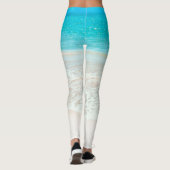 Leggings Plage PixDezines/Sable Blanc (Dos)