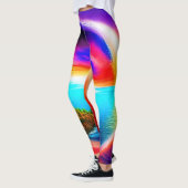 Leggings Plage tropicale (Gauche)