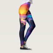 Leggings Plage Tropicale Fantastique Un (Droite)
