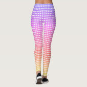 Leggings Plaid arc-en-ciel (Dos)