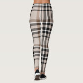 Leggings Plaid beige (Dos)
